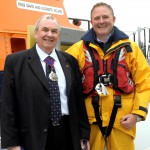 National Nutrition and Hydration Week 2014 - Cllr Colin Belsey with Gary Johnson from Newhaven Lifeboat