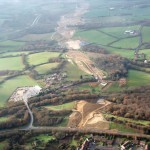 Aerial view of the Bexhill to Hastings Link Road