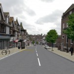 An artist’s impression showing improvement works in Uckfield town centre’