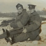 First World War website - Soldiers convalescing at Filsham Park Hospital, in St Leonards, make the most of the snow