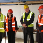 A topping-out ceremony was held at the site of Bentley Grange, the new extra care development in Hailsham