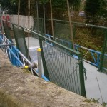 Installation of a new lightweight footbridge in Sedlescombe