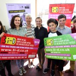 Youth cabinet members at the launch of the 3i-D card at libraries in East Sussex