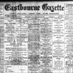 Front page of Eastbourne Gazette of June 23, 1915