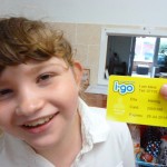 Ella Hibling received a gold i-go card after becoming the 1,000th person to sign up for the scheme