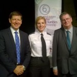 Safer People, Safer Places event in Eastbourne. From left: Mark Streater, chief executive of the Office of the Sussex Police and Crime Commissioner, Ch Insp Rosie Ross, partnerships manager for the Safer East Sussex Team, Cllr Bill Bentley, chairman of the East Sussex Safer Communities Partnership