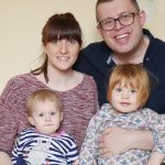 Emma and Adam Wallace will take part in the first baby-naming ceremony at Southover Grange for daughters Evelyn and Bethany