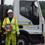 Mick Bishop - 50 years with East Sussex Highways