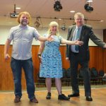 From left: Dave Izumi and Shoes Simes, from Performance Initiative Eastbourne (PIE), with Cllr Bill Bentley