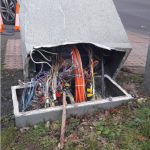 Damage to traffic lights controller in Polegate