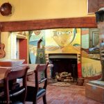 The fireplace in the dining room at Farleys House (pic by Tony Tree) – www.leemiller.co.uk