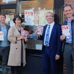 Staff from East Sussex County Council’s public health team got their flu jab at St Anne’s Pharmacy, in Lewes. Pictured (from left): Rob Tolfree, Victoria Spencer-Hughes, Darrell Gale and Ben Brown