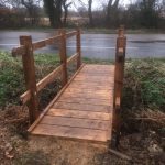 New footbridge in Hellingly