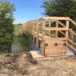 New footbridge near Hailsham