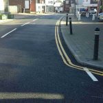 Road improvements in Croft Road, Crowborough