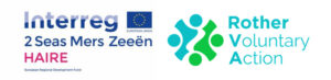 Interreg 2 Seas and Rother Voluntary Action logos