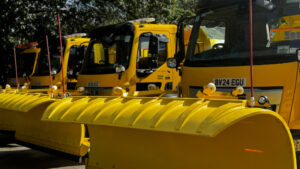 Gritters parked up 