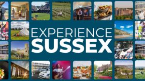 Images of Sussex in a grid with the words Experience Sussex in the middle 